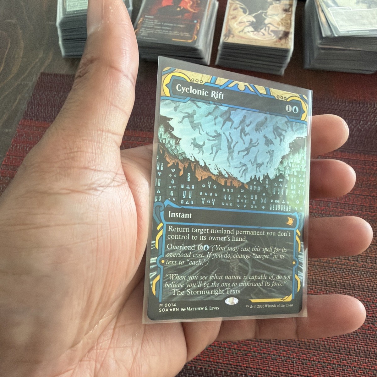 Cyclonic Rift Secrets of Strixhaven: Mystical Archive Foil for