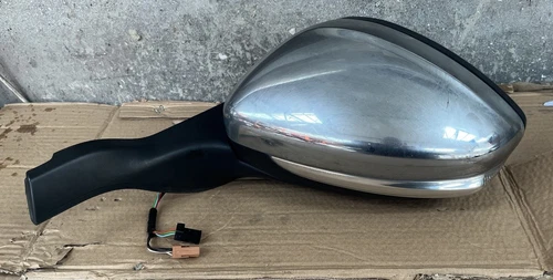 2014 PEUGEOT 208 Mk1 5 Door Hatchback CHROME NS Passengers Left Door Wing Mirror