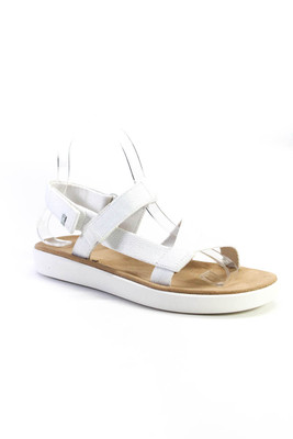 Everlane Womens White The ReNew Sport Sandal  Size 6