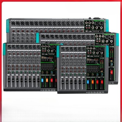 6/8/12/16 Channel 256 DSP Audio Mixer DJ Controller Reverb Recording Mixing 