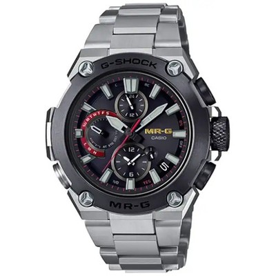 CASIO G-SHOCK MR-G MRG-B1000D-1AJR Silver Titanium Solar Bluetooth Watch