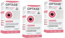 (3) Optase MGD Advanced Dry Eye Drops 0.33 fl oz 10ml _ 6 MOS SUPPLY _ EXP 2027