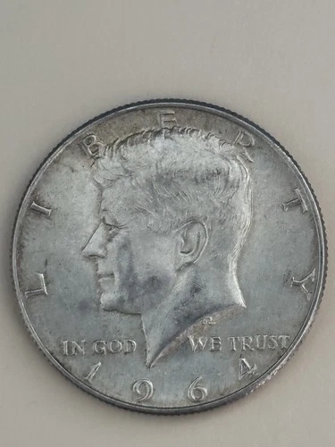 1964 Kennedy Half Dollar Silver 50C Coin Business Strike Circulated Uncertified