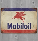 Mobiloil Mobil 8 x 12 Vintage Novelty Metal Sign Made In USA