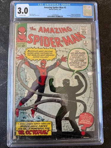 Amazing Spider-Man 3 cgc 3.0  1963 1st app. doctor octopus