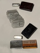Rolls Razor Shaving Safety Razor Blade Cases Blades