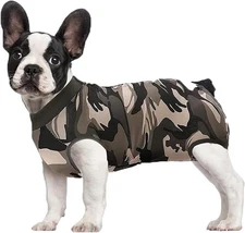 Dog Recovery Suit After Surgery Dog Physiological Pants Diaper (Camouflage, XXL)