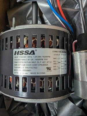 Captive Aire 1/6 HP 1400 RPM Electric Motor