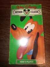 Walt Disney Cartoon Classics - V. 5 - Heres Pluto (VHS, 1991)