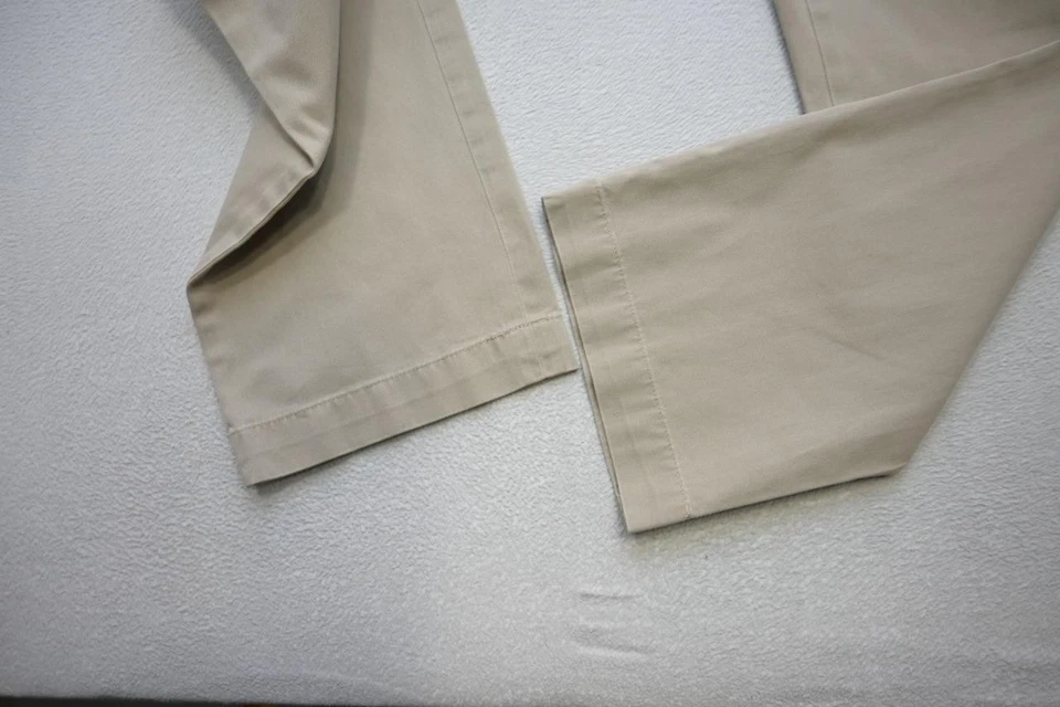Polo Ralph Lauren Khaki Pants Classic Fit Flat Front Beige Mens Size 38 x 36 - Image 3 of 4
