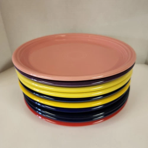 Fiestaware Bistro Coupe 10 1/2 Inch Dinner Plates - Various Colors -  Fiesta HLC