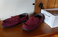 In Box, Ladies Burgundy Shoes By Cushion-walk, Size Uk 7 Wide Fit In Box, Ladies Burgundy Shoes By Cushion-walk, Size Uk 7 Wide Fit