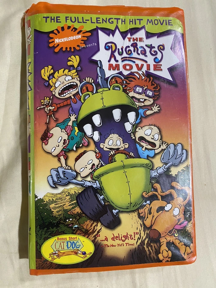 Nickelodeon Vhs Paramount Rugrats The Movie 1998 Nickelodeon Animation Comedy Foto 2 de 4
