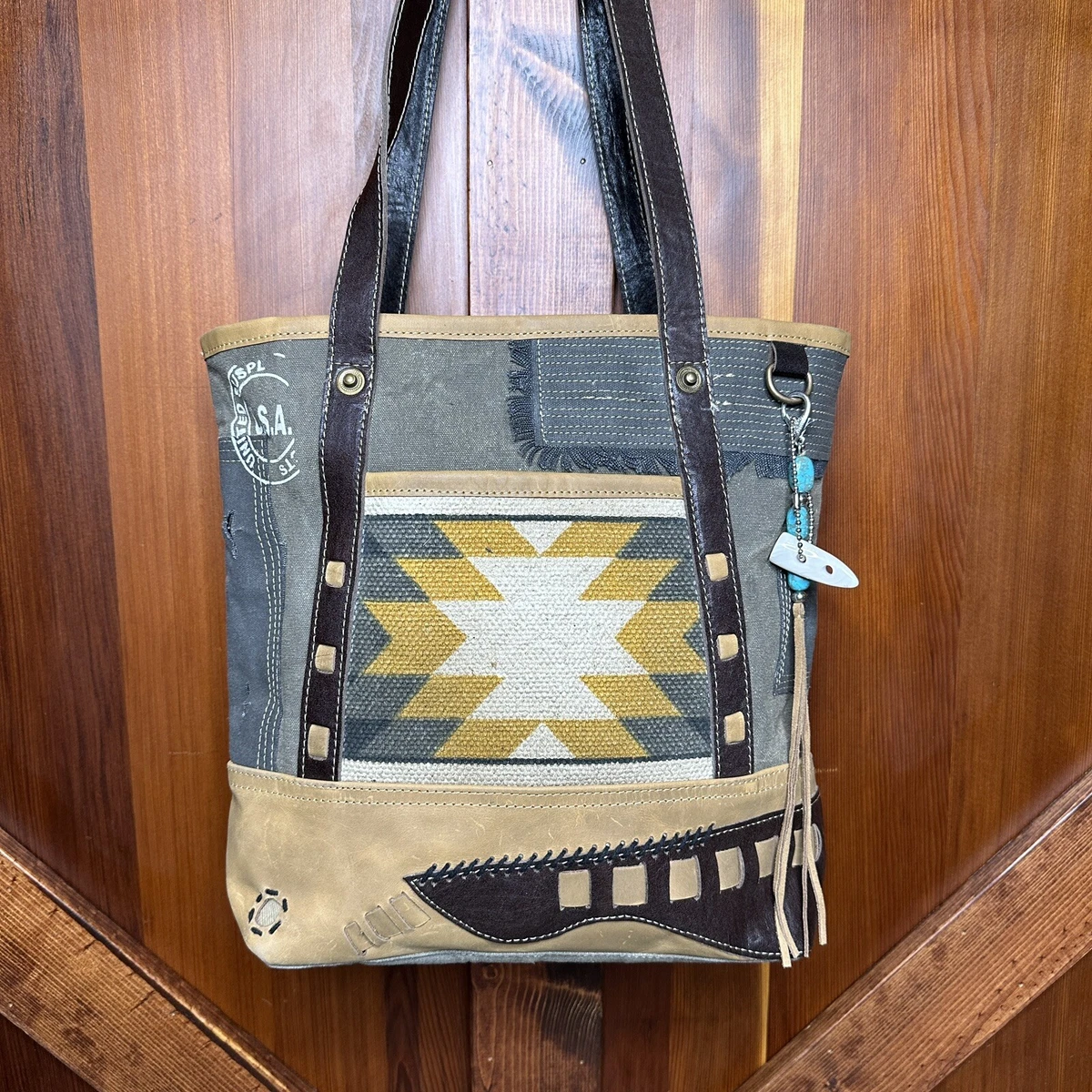 Myra Bag Charmed Concealed Carry Tote Up cycled Canvas Purse eBay