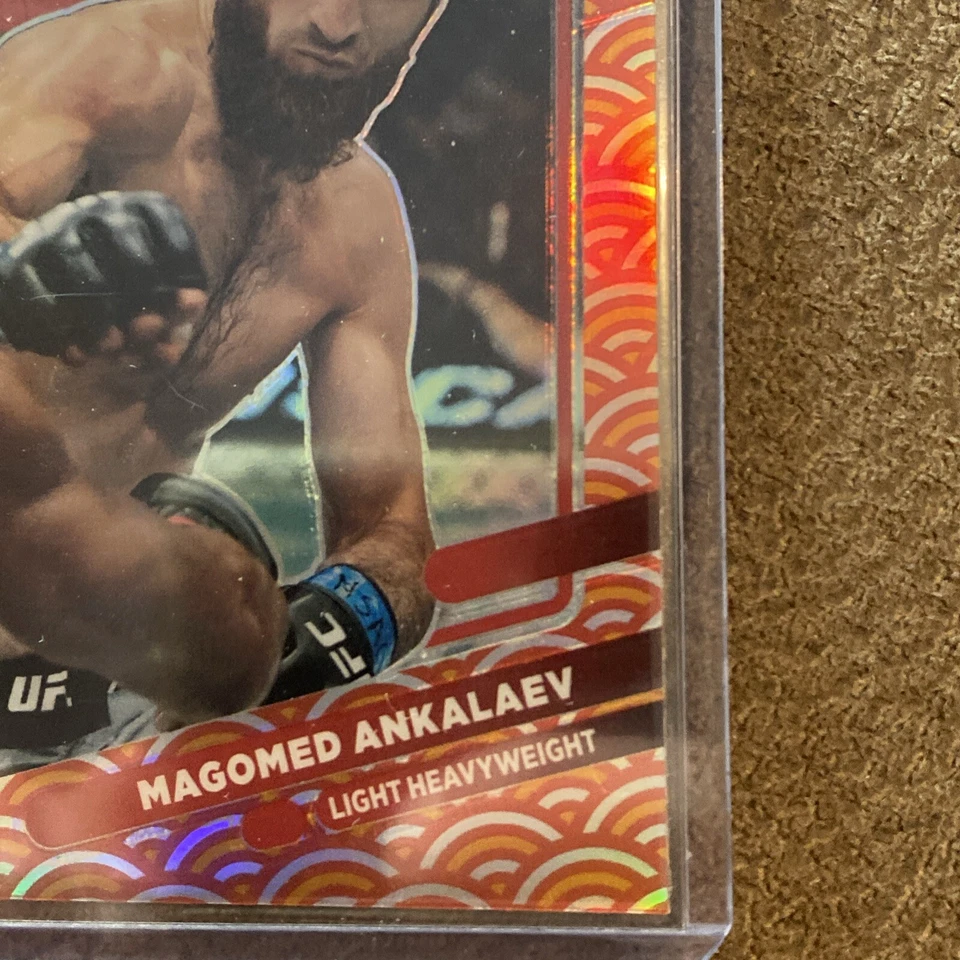 UFC 2022 "MAGOMED ANKALAEV" #10 PHOTON Case Hit Panini Donruss Optic Prizm SSP - Image 4 of 4