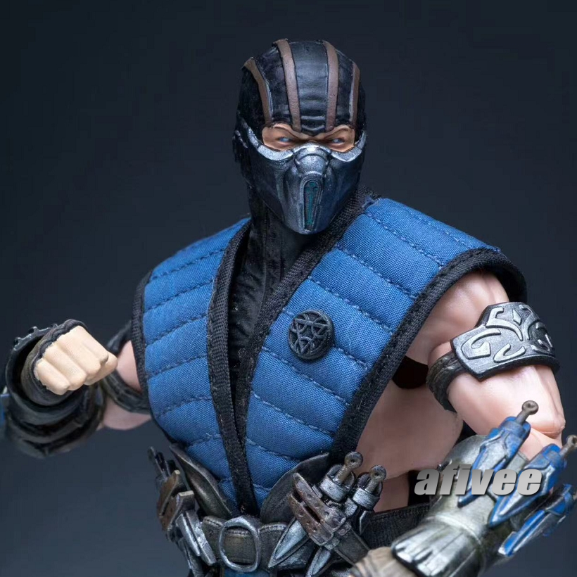 JM TOYS ZK001 1/12 Mortal Kombat Sub - Zero Arctic Cloth Movable