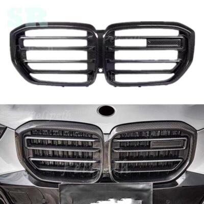 ⑪ X5グリル Dry Carbon Fiber Intake Grille Front Grill Replace For 2024-2026