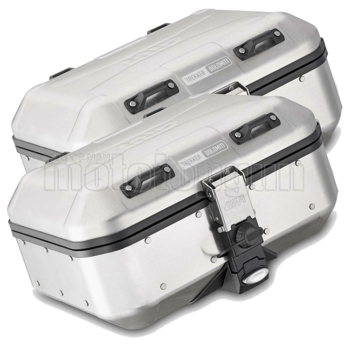 Top Case GIVI TREKKER DOLOMITI DLM30A + Plaque Support Pour BMW R 1150 GS 2000 - Coffre 30L Aluminium MONOKEY