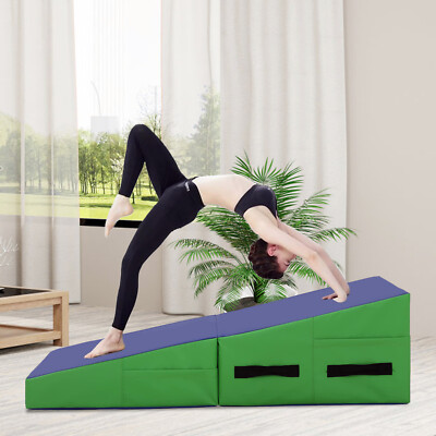 Gymnastics Mat 48”X24” Incline Tumbling Mat Home Gym Fitness