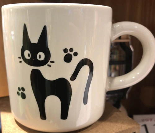 Kiki's Delivery Service Mug Cup Jiji Kitchen Collection Studio جيبلي اليابان الجديدة