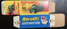 Matchbox Lesney Superfast #73 Weasel '71-'74 Type I Repro Box