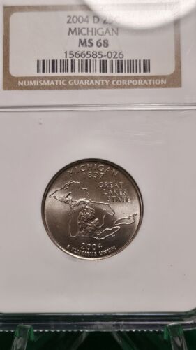 2004 P Michigan State Quarter MS68 - Picture 3 of 4