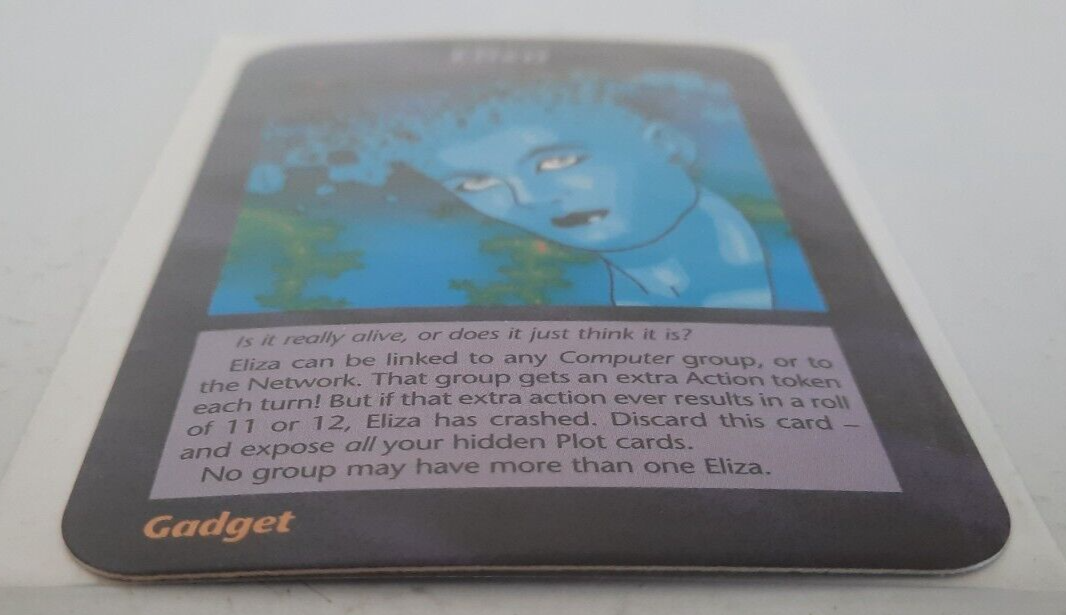 Eliza INWO Illuminati New World Order Game Unlimited Uncommon Card