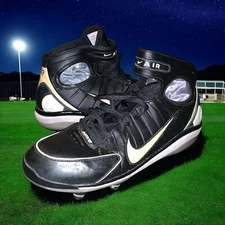 Nike Air Zoom Huarache 2K4 Men's Size 11 US 316149-011 Black Athletic Cleats