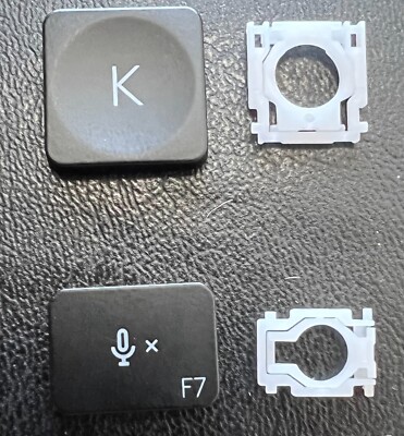 Logitech MX KEYS S BLACK INDIVIDUAL REPLACEMENT KEYBOARD KEYCAPS KEYS (YR0073)