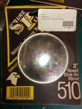 New Sure Plus 510 3" Round Stick-on Mirror Pack of 7