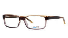 BRAND NEW COLOUR BLOCK VCMCB2 LBNGT BROWN CLEAR EYEGLASSES FRAMES RX 53-15-140MM