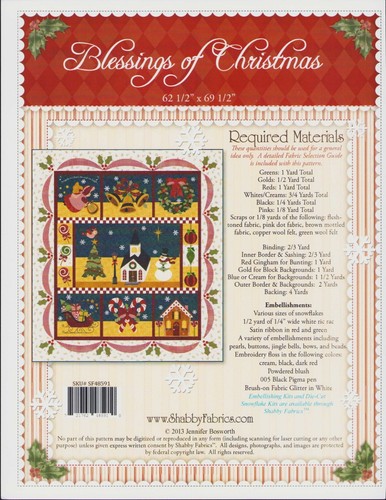 Quilt Patterns Spirit of Christmas Bells Angels Ornaments Complete Set of 9 RARE - Picture 11 of 13