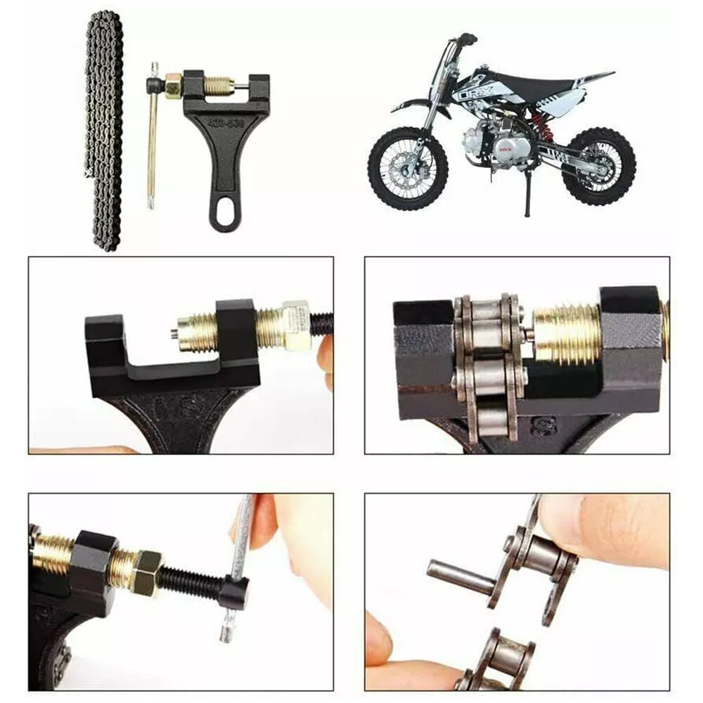 Chain Breaker Tool For Motorcycle Bicycle Repair Durable Universal Design
