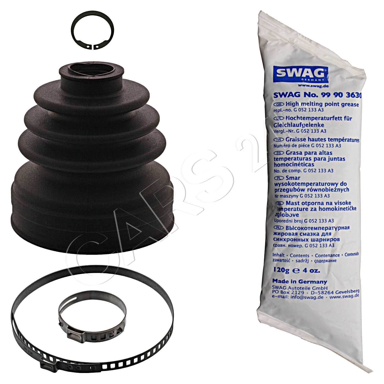 SWAG Drive Shaft Bellow Set Fits AUDI SEAT SKODA Octavia VW Passat
