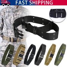 Casual Military MOLLE Tactical Belt Quick Release Buckle Lightweight Hiking Belt