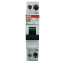 ABB Miniature Circuit Breaker SN201L-C25 1P+N 25A