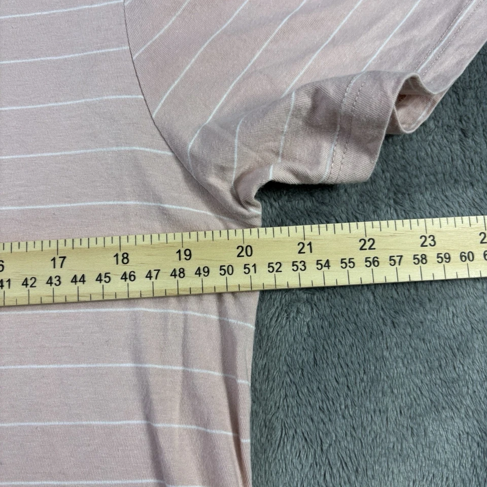 Camisa Topman Para Hombre L Manga Corta Camiseta Rayas Melocotón Playa Verano Cocina Foto 4 de 4