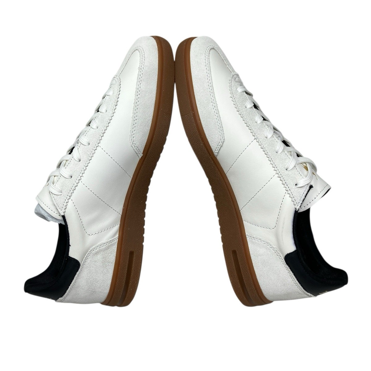 Polo Ralph Lauren Sneakers Mens 10.5 White Suede Bedford‎ Blue Pony Logo Preppy Mens Polo Ralph Lauren Bedford Pp Sneakers In White/Navy  main image 3