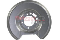 Metzger Autoteile Spritzblech Bremsscheibe 6115166 FüR Volvo Stahlblech 240 P242