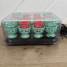 Clairol Lock N Roll 90 s Hair Rollers Curlers Pageant Spoolies BT-1 Tested Works