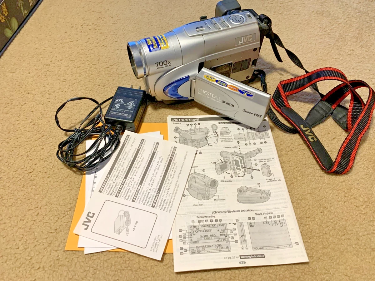 JVC 700x Digital Zoom Camcorders Super VHS-C for sale | eBay
