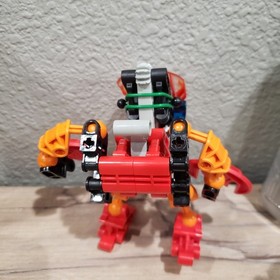 Set of 4 LEGO Bionicles 8560, 8563-8564 Complete Canisters Manuals Rubberbands