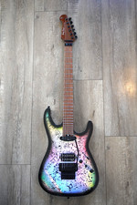 Harley Benton Guitar Max Fusion Signature, Autographed, Holographic Finish