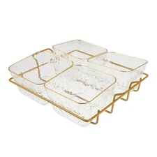 Food Display Tray Fruit Platter Compartmentalized Trays Decoration Bowl Plate