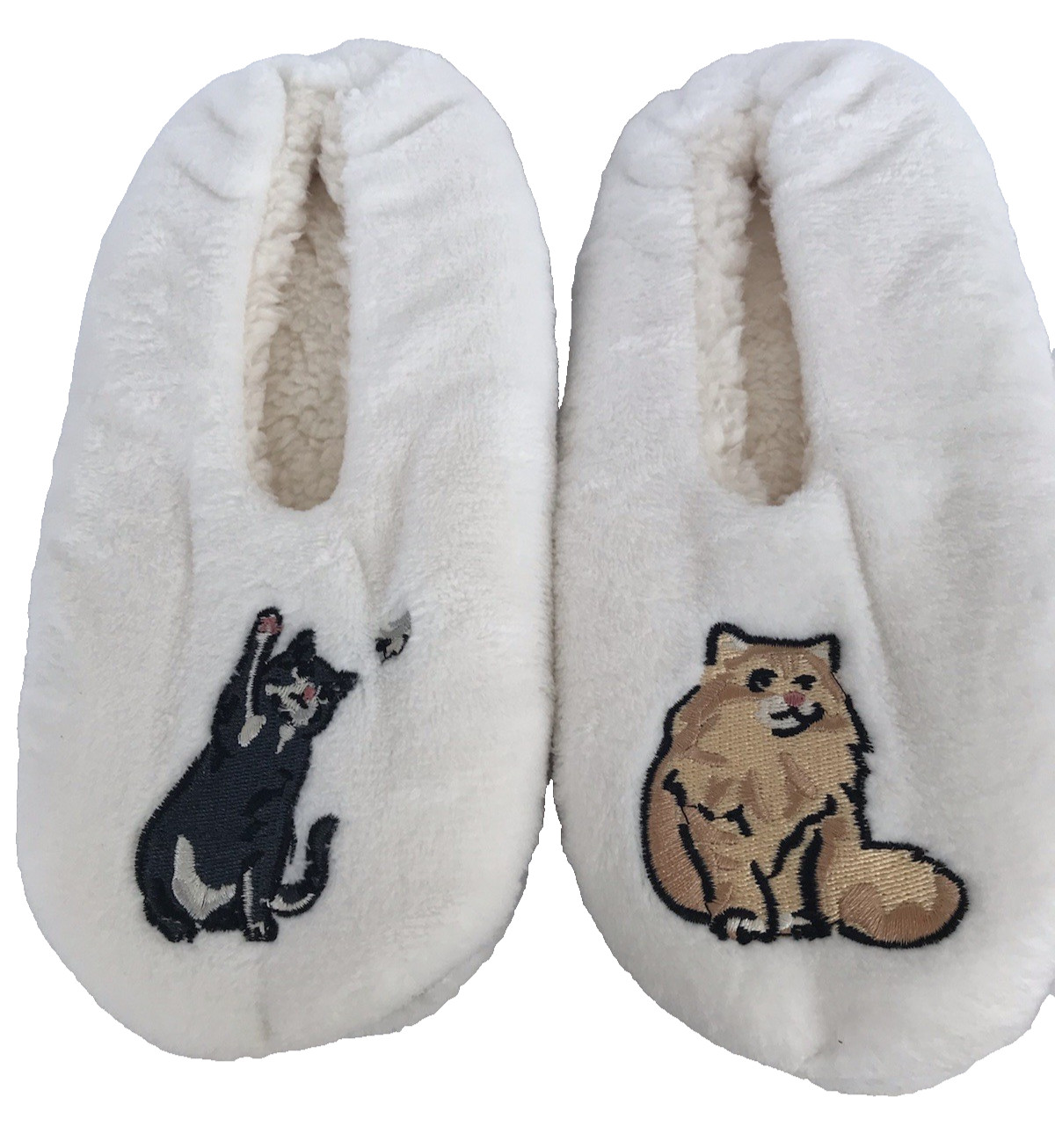 Cats Vera Bradley A Cat's Life Fleece Slippers size 9/10 Large new
