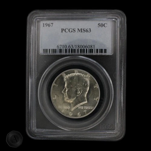 1966 Kennedy Half Dollar PCGS MS63 40% Silver  -E0138