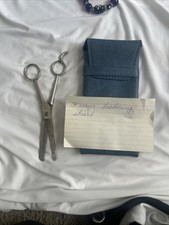 Sammann Barber Hair Thinning Shears Scissors Italy Vintage Hot Drop Forged Steel