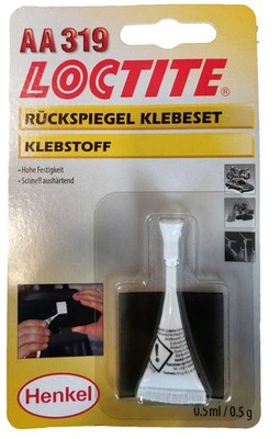 Loctite Spiegelkleber Rückspiegel AA 319 Spiegelfest  Rückspiegel Klebeset KFZ