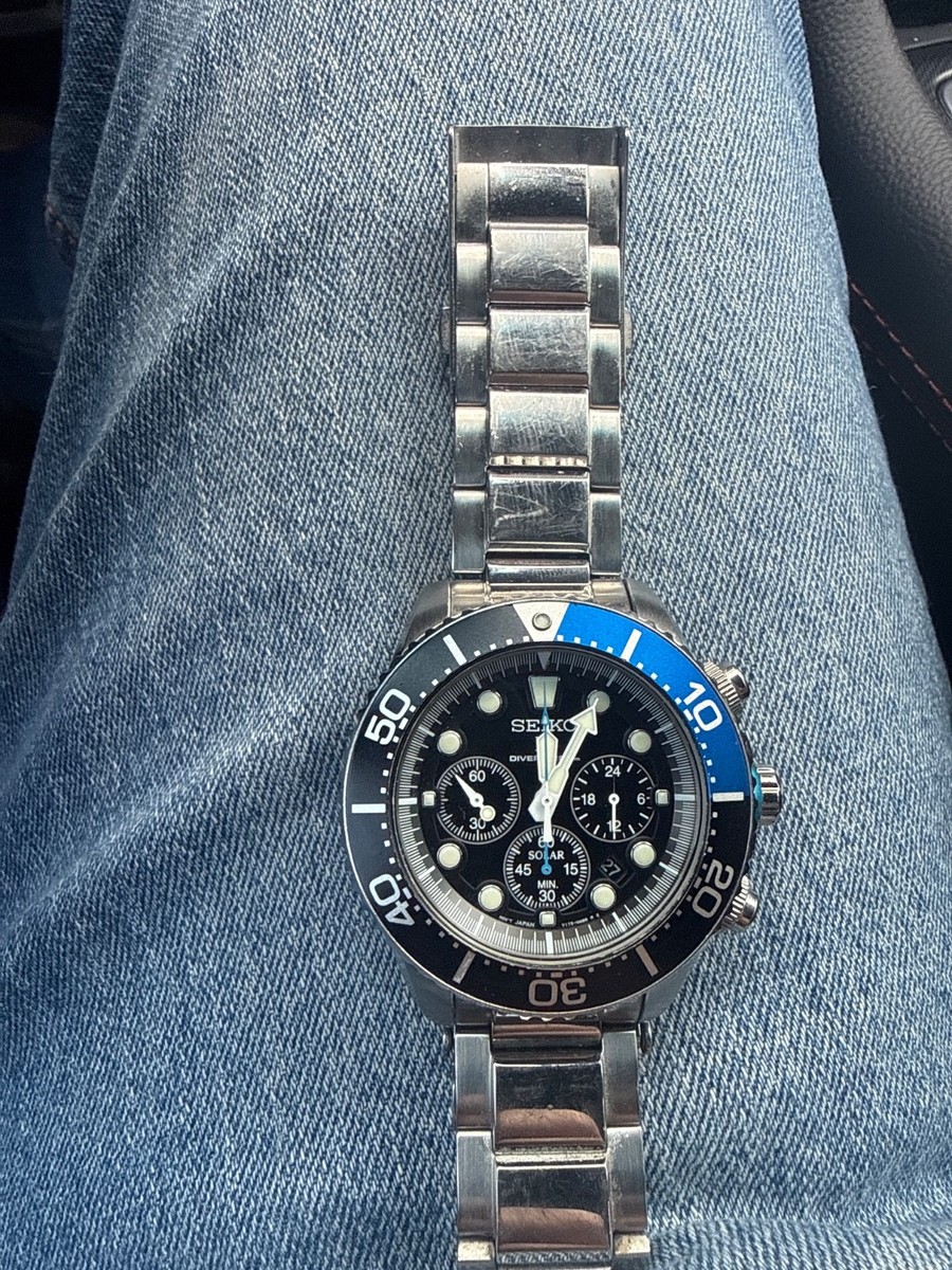 Seiko Prospex Men's Black Watch - SSC017 for sale online | eBay