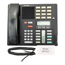 Nortel Norstar M7310 Black Corded Telephone Speakerphone Office Desk Phone
